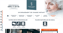 Desktop Screenshot of pompesfunebresdefrance.com
